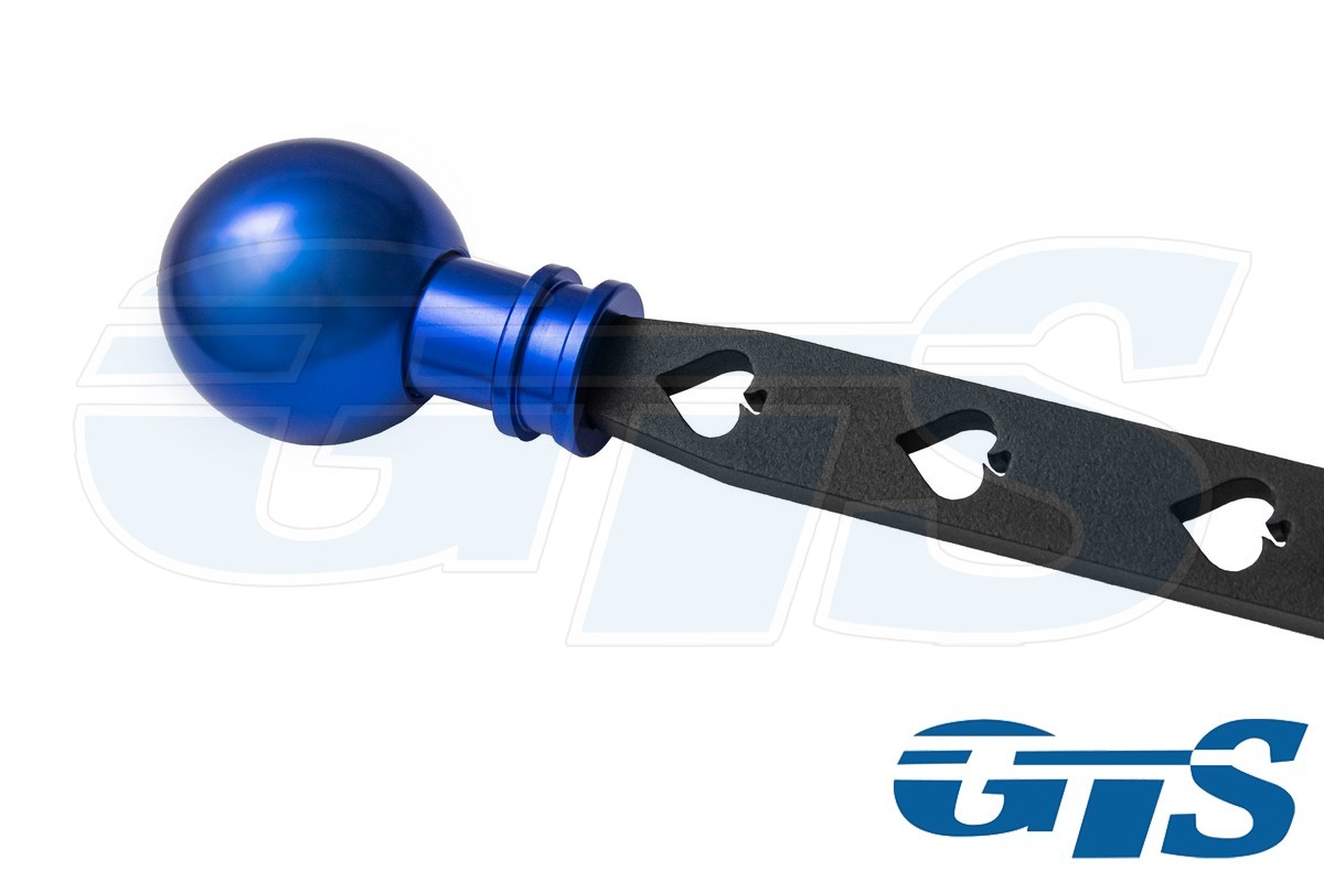 Рычаг КПП удлиненный GTS ''Limited edition BLUE'' для а/м ВАЗ 2101-07, Нива (Масть Пики) 