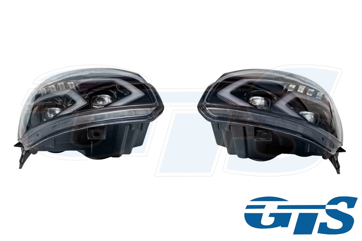 Фары светодиодные LED с ДХО для а/м LADA Priora 2170-72 AMG (с бегающими поворотниками)