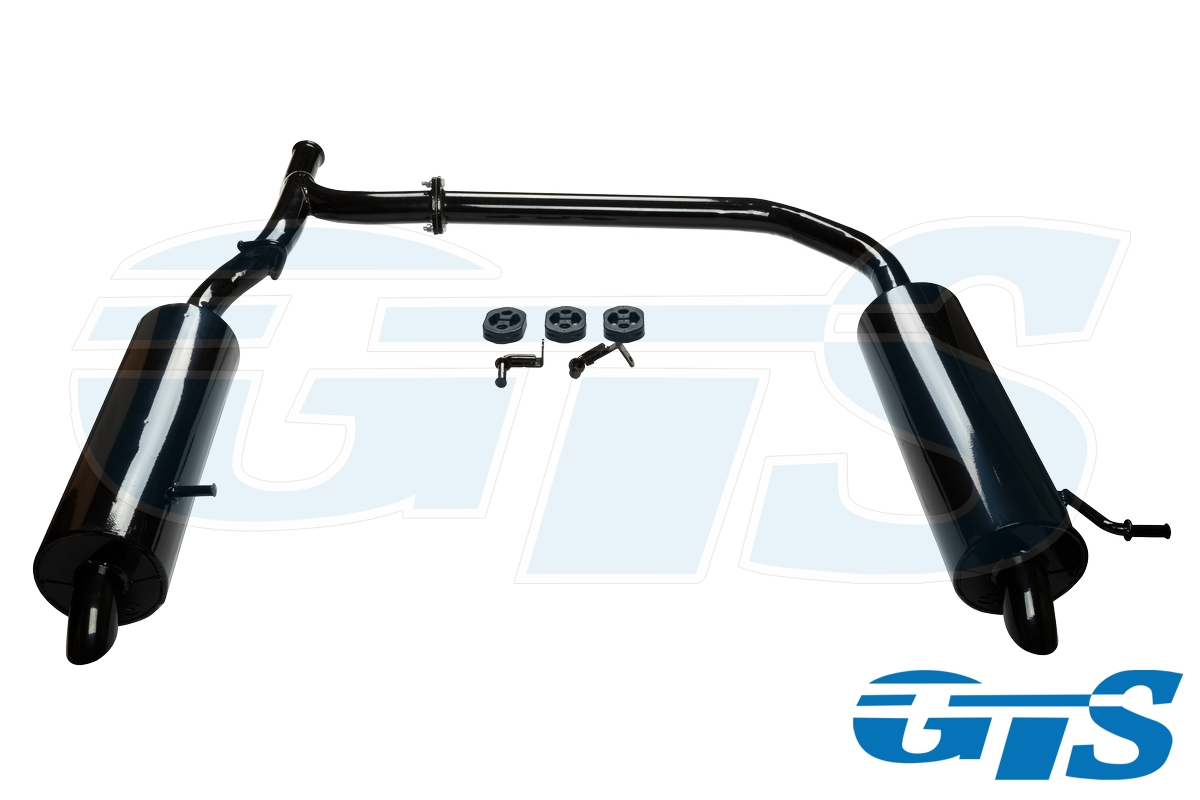 Глушитель основной раздвоенный GTS для а/м ВАЗ 2180 Веста (c 2017 г.в.)