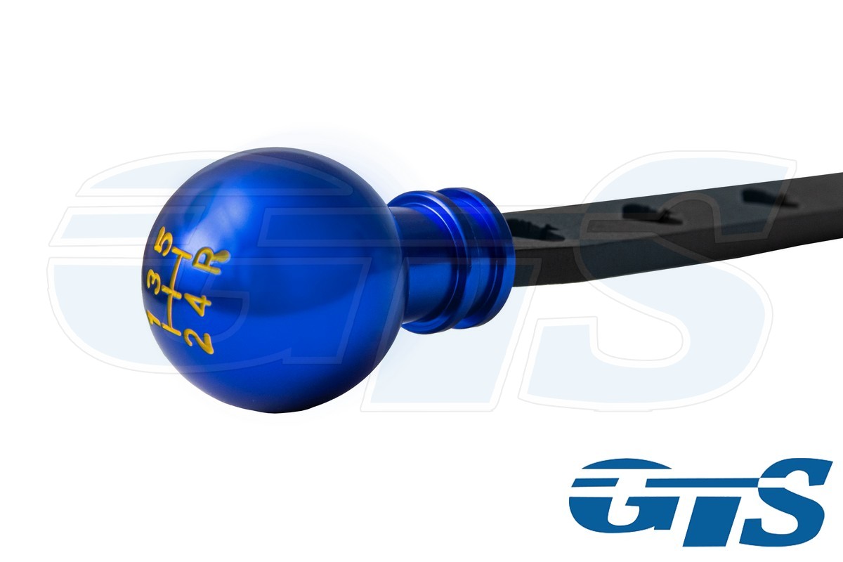 Рычаг КПП удлиненный GTS ''Limited edition BLUE'' для а/м ВАЗ 2101-07, Нива (Масть Пики) 