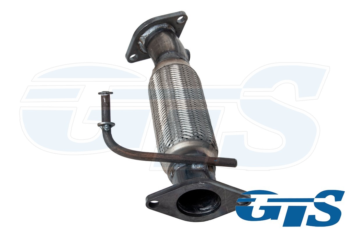 Труба приемная с виброкомпенсатором "GTS" для а/м Kia Rio, Hyundai Solaris 2