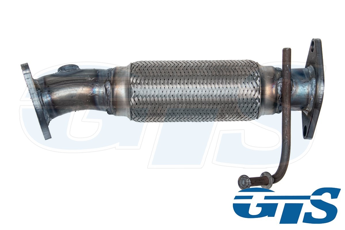 Труба приемная с виброкомпенсатором "GTS" для а/м Kia Rio, Hyundai Solaris 2