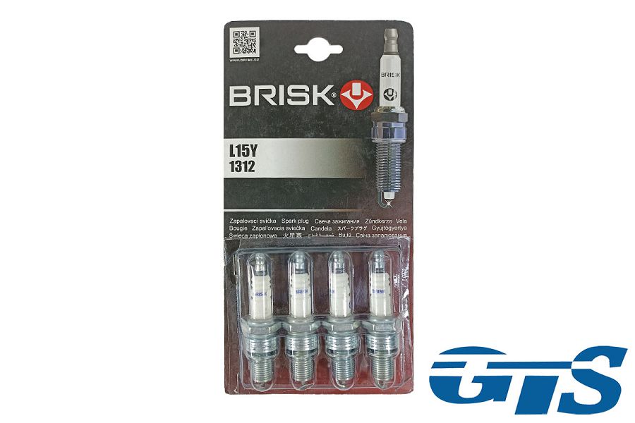 Свечи зажигания "BRISK" CLASSIC L15Y, 1312, 8V (карб.) для а/м ВАЗ 2101-07, 2108-99 комплект 4 шт. 