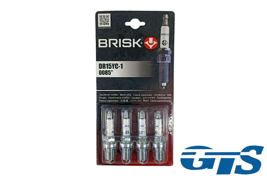 Свечи зажигания "BRISK" SUPER DR15YC-1, 0085, 16V (инж.)  для а/м ВАЗ 2110-12