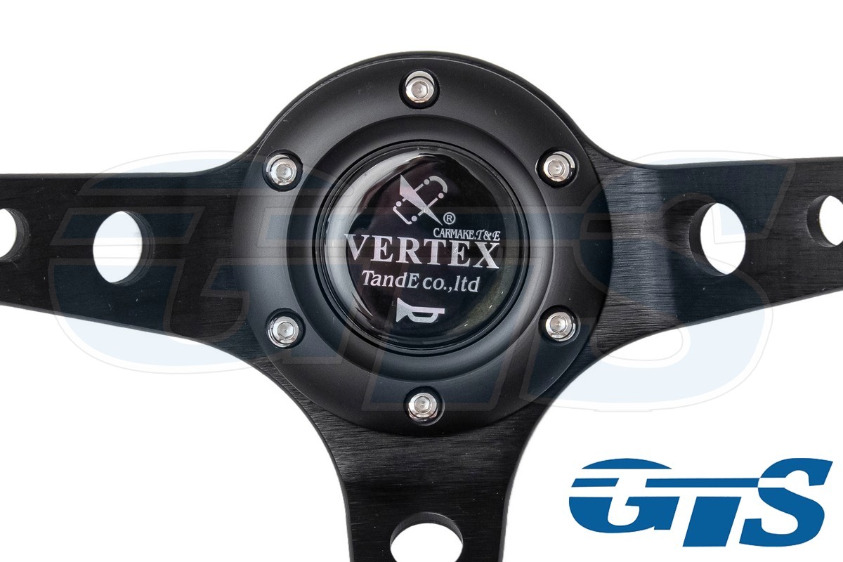 Руль VERTEX 1996 кожа, зеленый, вынос