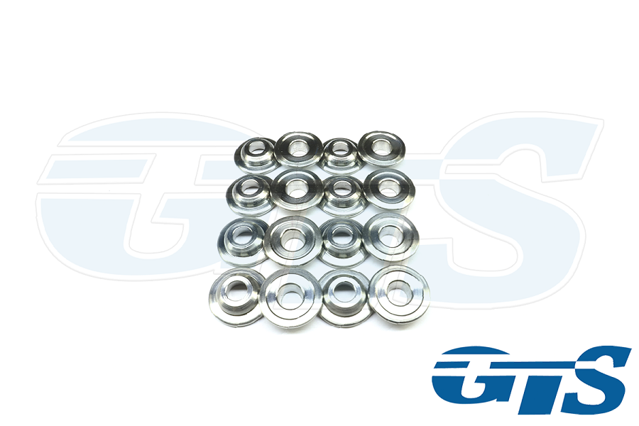 Тарелки клапана GTS для а/м ВАЗ 2110-12  16V (ТИТАН) облегченные без роспуска (16 шт.)